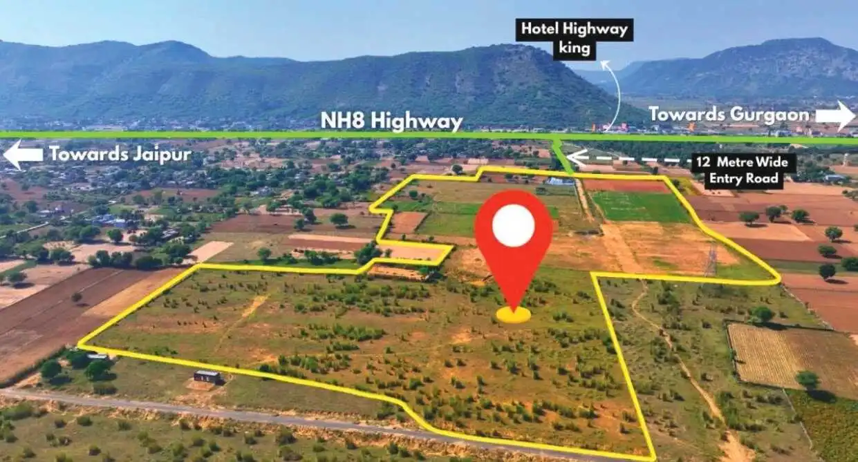 Western Aravalli Farms Location Map